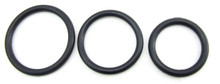 H2H COCK RING NITRILE 3PC SET BLACK | PY1200BLK | [category_name]