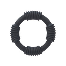 ADONIS SILICONE RING HERCULES BLACK | SE136835 | [category_name]