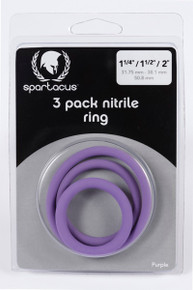 NITRILE COCK RING SET-PURPLE | SPR64 | [category_name]