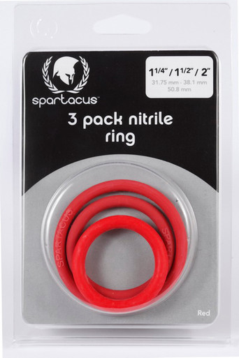 NITRILE COCK RING SET-RED | SPR69 | [category_name]