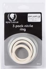 NITRILE COCK RING SET-WHITE | SPR74 | [category_name]