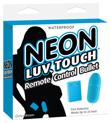 NEON LUV TOUCH REMOTE CONTROL BULLET BLUE | PD267414 | [category_name]