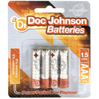 DOC JOHNSON BATTERIES AAA 4 PACK CD | DJ039907 | [category_name]