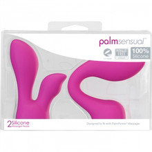 PALM SENSUAL ACCESSORIES 2 SILICONE HEADS | BMS30530 | [category_name]