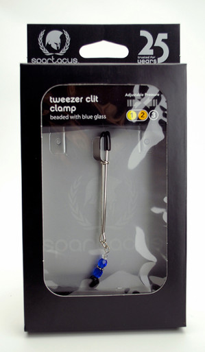 TWEEZER CLIT CLAMP W/BLUE BEADS | SPF200 | [category_name]