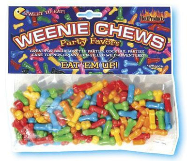 WEENIE CHEWS PENIS CANDY 125PCS | HO2120 | [category_name]
