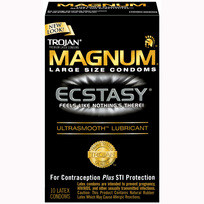 TROJAN MAGNUM ECSTASY ULTRASMOOTH LUBRICATED | T64313 | [category_name]