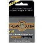 TROJAN SUPRA LUBRICATED 3PK | T90220 | [category_name]