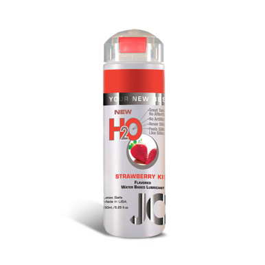 JO H2O STRAWBERRY KISS 5.25 OZ FLAVORED LUBE | JO40118 | [category_name]