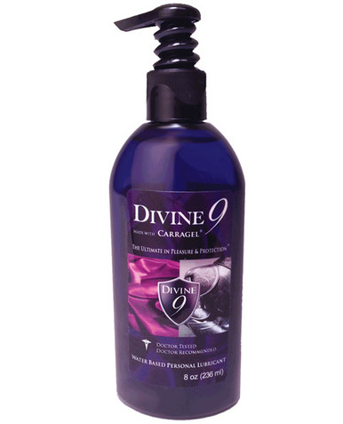 DIVINE 9 WATER BASED LUBRICANT PUMP 8OZ | LU191 | [category_name]