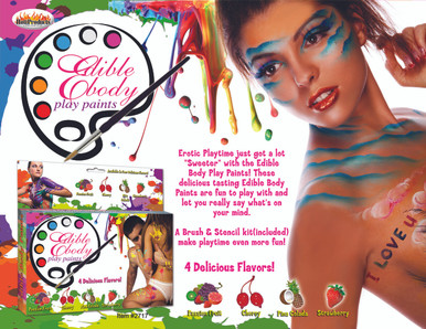 EDIBLE BODY PAINTS 4 PACK BOX | HO2717 | [category_name]
