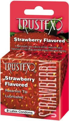 TRUSTEX CONDOMS-STRAWBERRY | T4015 | [category_name]