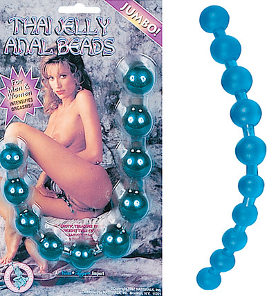 THAI JELLY ANAL BEADS-BLUE | NW12012 | [category_name]