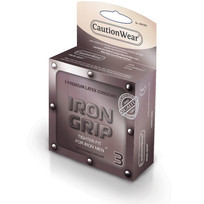 IRON GRIP SNUGGER FIT LUBRICATED CONDOM 3PK | RCW03IG | [category_name]
