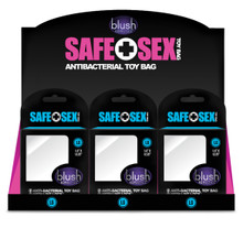 SAFE SEX TOY POUCH LARGE 24PC WHITE