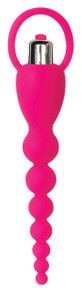 ADAM & EVE SILICONE BOOTY BLISS VIBRATING BEADS PINK