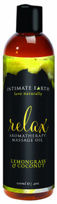 INTIMATE EARTH RELAX MASSAGE OIL 4OZ