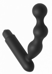 MASTER SERIES PROSTATIC PLAY TREK CURVED SILICONE PROSTATE VIBE