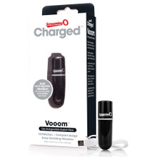 SCREAMING O CHARGED VOOOM RECHARGEABLE BULLET VIBE BLACK