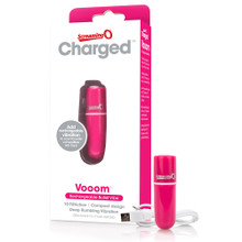 SCREAMING O CHARGED VOOOM RECHARGEABLE BULLET VIBE PINK