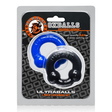 ULTRA BALLS COCKRING 2 PACK BLACK/POLICE BLUE