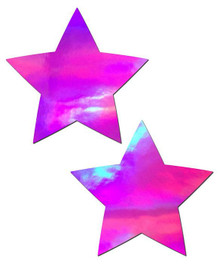 PASTEASE HOLOGRAPHIC STAR PINK