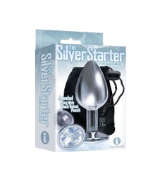 9'S SILVER STARTER BEJEWELED STEEL PLUG DIAMOND(out June)