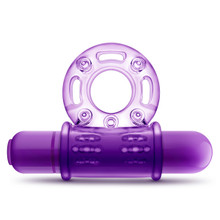 PLAY WITH ME COUPLES PLAY VIBRATING COCKRING PURPLE