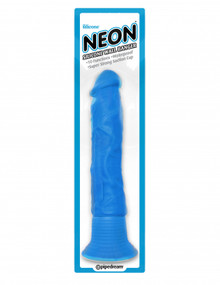 NEON SILICONE WALL BANGER BLUE