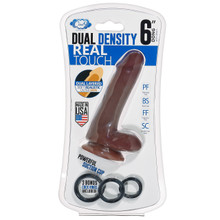 CLOUD 9 DUAL DENSITY REAL TOUCH 6IN W/ BALLS BROWN