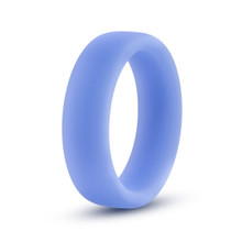 PERFORMANCE SILICONE GLO COCK RING BLUE GLOW