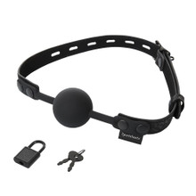 SINCERELY LOCKING LACE BALL GAG