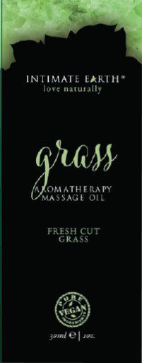 INTIMATE EARTH GRASS MASSAGE OIL FOIL SACHET 1OZ | IE048F | [category_name]