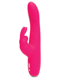 HAPPY RABBIT SLIMLINE CURVE RECHARGEABLE VIBRATOR PINK  | LH73133 | [category_name]