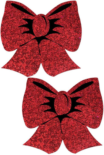 PASTEASE HOLOGRAPHIC RED BOWS  | PASBOWHOLRDBK | [category_name]