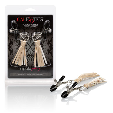 NIPPLE PLAY PLAYFUL TASSELS NIPPLE CLAMPS GOLD  | SE261415 | [category_name]