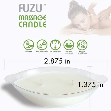 FUZU MASSAGE CANDLE COCONUT PASSION 4 OZ  | DLMCCOCO | [category_name]