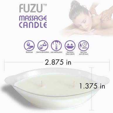 FUZU MASSAGE CANDLE LAVENDER MIST 4 OZ  | DLMCLAVE | [category_name]