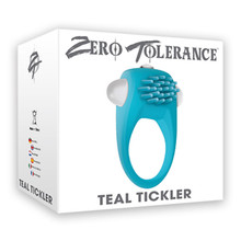 ZERO TOLERANCE TEAL TICKLER VIBRATING COCK RING  | ENZECR32822 | [category_name]