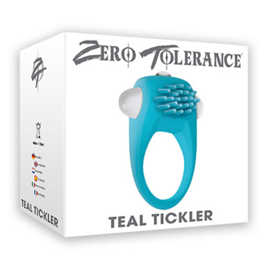 ZERO TOLERANCE TEAL TICKLER VIBRATING COCK RING  | ENZECR32822 | [category_name]