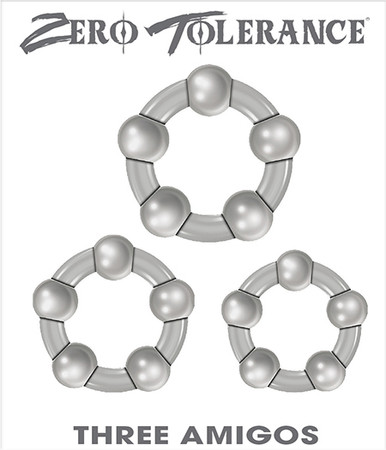 ZERO TOLERANCE THREE AMIGOS COCK RINGS  | ENZECR33122 | [category_name]