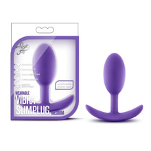 LUXE WEARABLE VIBRA SLIM PLUG MEDIUM PURPLE