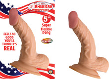 ALL AMERICAN WHOPPER 5IN W/BALLS FLESH