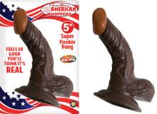 AFRO AMERICAN WHOPPER 5IN W/BALLS BROWN