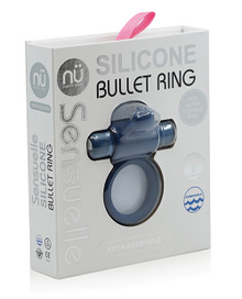 SENSUELLE SILICONE BULL RING NAVY BLUE