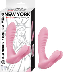 VIBES OF NEW YORK HEAT UP BUNNY MASSAGER PINK