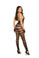 BLACK STRIPED BODYSTOCKING  | ELM1632B | [category_name]