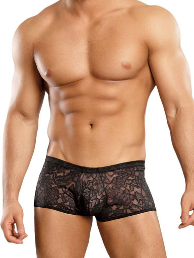 MINI SHORT STRETCH LACE BLACK SMALL  | MP145162BKSL | [category_name]