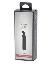 FIFTY SHADES OF GREY GREEDY GIRL RECHARGEABLE BULLET RABBIT VIBRATOR