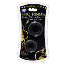 CLOUD 9 PRO RINGS LIQUID SILICONE DONUTS 2 PACK BLACK